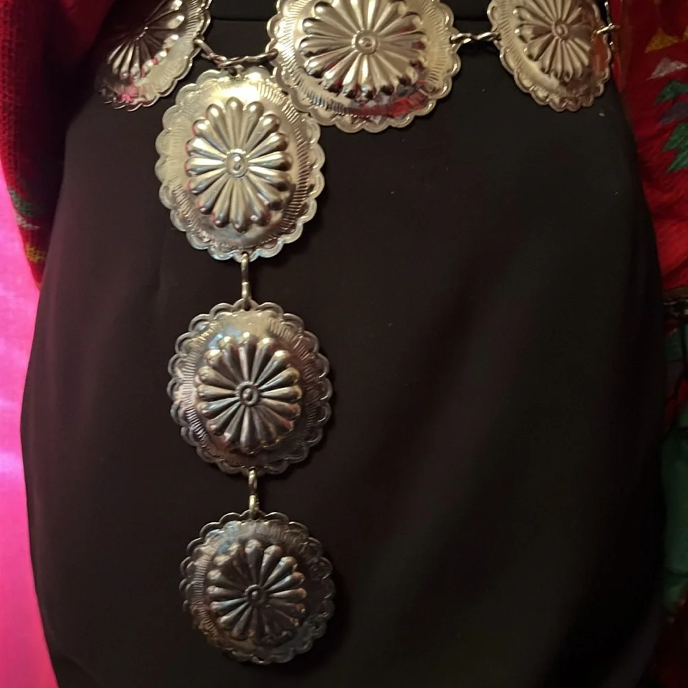 Silver Concho Belt - Picture 6 of 7